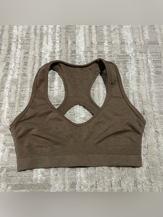 Alphalete Other - Alphalete Tan Seamless Racerback Sports Bra Size XS